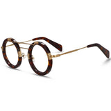 Edra Vintage Acetate Round Optical Glasses Frame