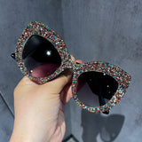Averi Cat Eye Rhinestone Sunglasses