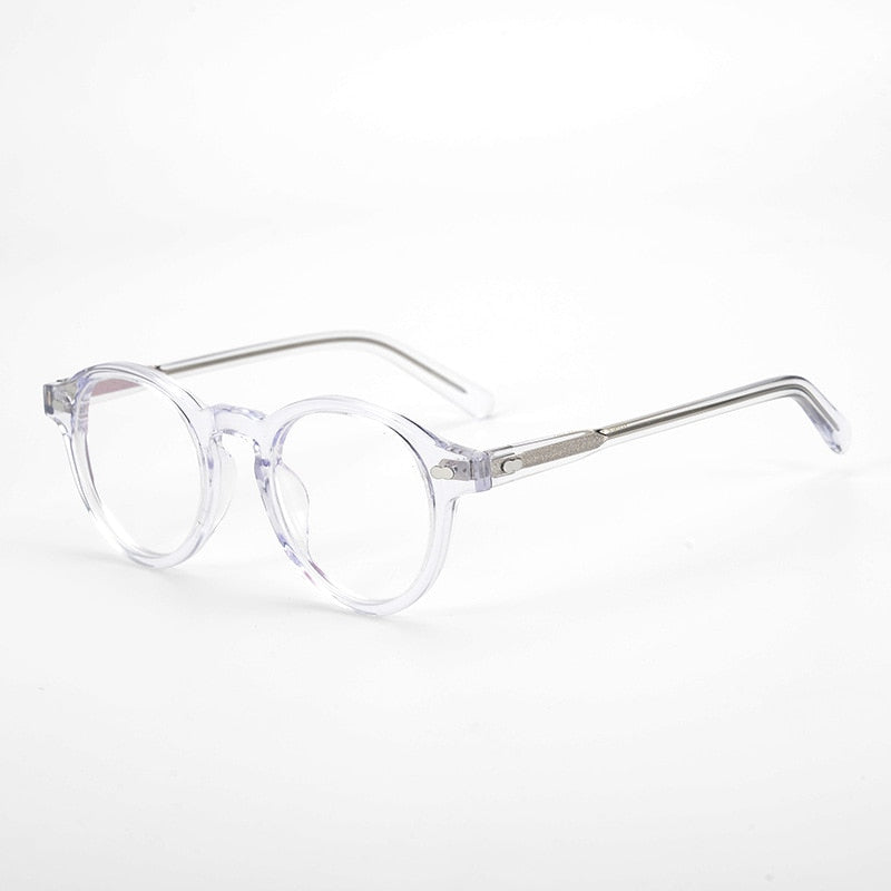 Hiram Retro Round Acetate Optical Glasses Frame