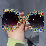 Carleigh Vintage Rhinestone Sunglasses