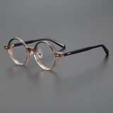 Jessie Retro Acetate Round Glasses Frame