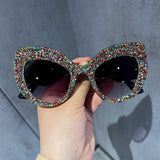 Averi Cat Eye Rhinestone Sunglasses