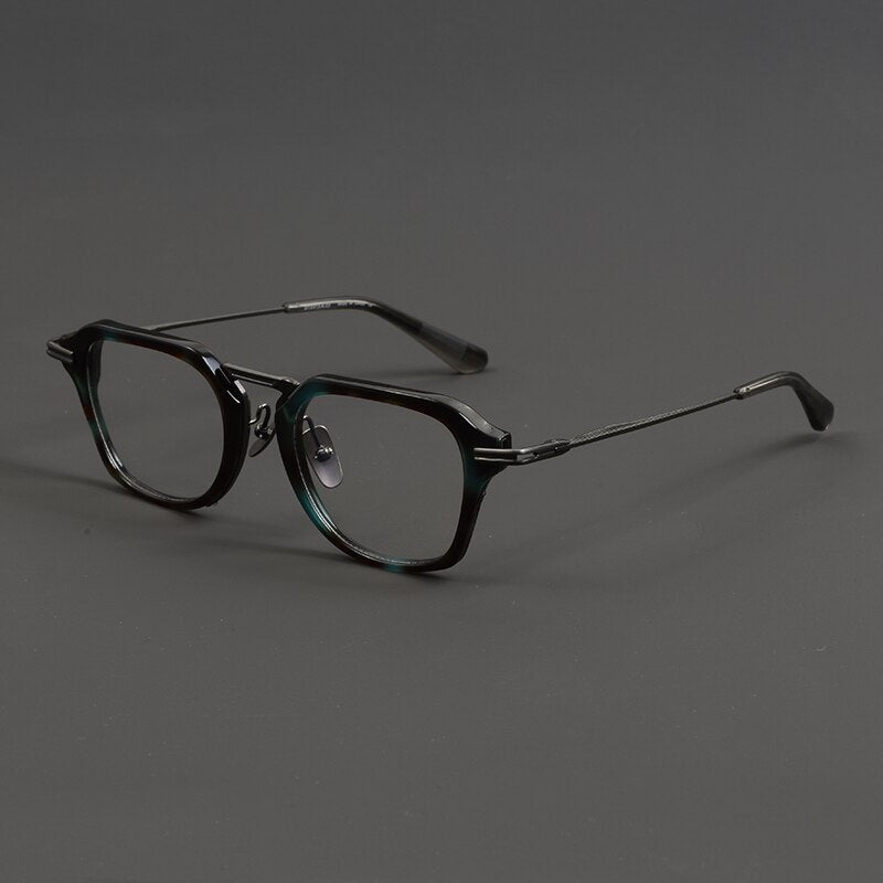 Fezell Vintage Titanium Acetate Glasses Frame
