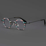 Jhon Retro Colorful Glasses Frame