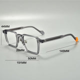 Rang Vintage Square Acetate Glasses Frame