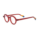 Yael Vintage Round Acetate Glasses Frame