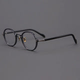 Smiley Vintage Acetate Round Glasses Frame