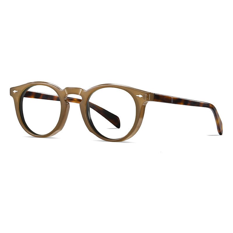 Barric Vintage Round Eyeglasses Round Frames Southood Tea 