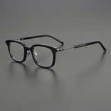 Beore Acetate Rectangle Glasses Frame Rectangle Frames Southood Black 