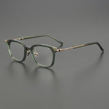 Beore Acetate Rectangle Glasses Frame Rectangle Frames Southood Green 