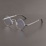 Odam Retro Round Titanium Glasses Frame