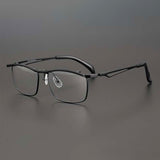 Pierson Titanium Square Flip Up Full Glasses Frame