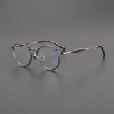 Cho Vintage Round Glasses Frame Round Frames Southood Gray Gun 