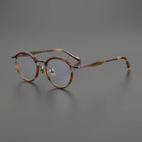 Cho Vintage Round Glasses Frame Round Frames Southood Red Stripe 