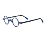 Faer Small Round Acetate Glasses Frame