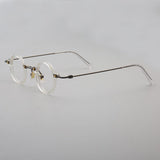 Tatsuo Retro Small Round Acetate Eyeglasses