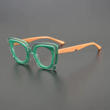 Cyndi Acetate Glasses Frame Cat Eye Frames Southood Green 