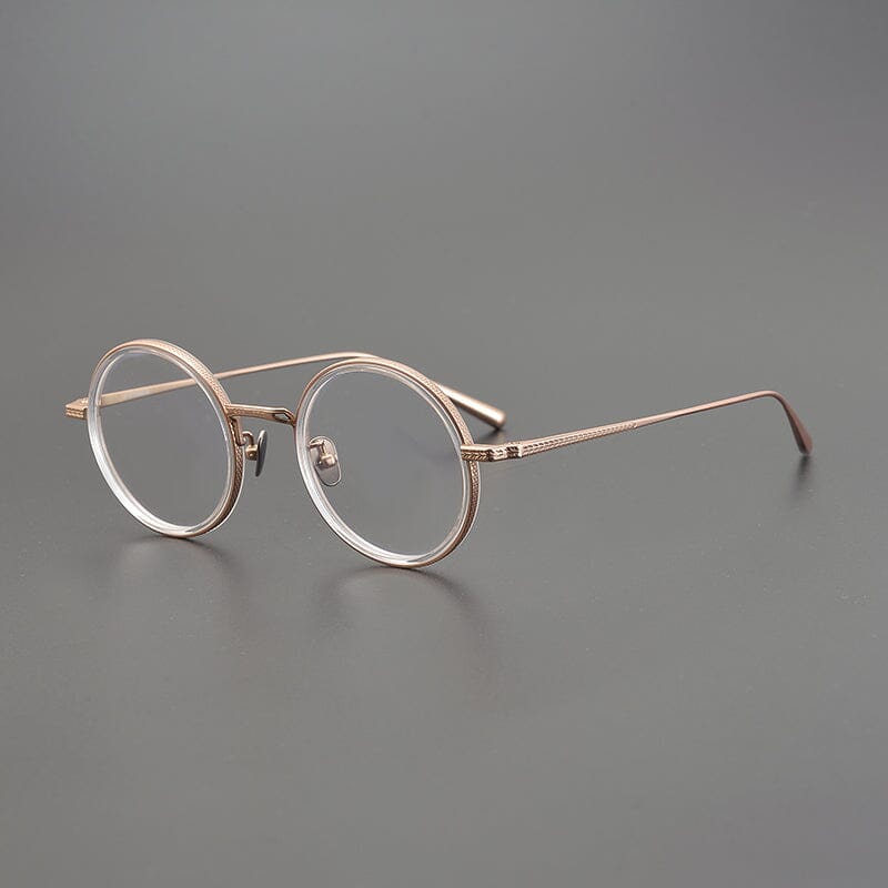 Eichi Vintage Round Glasses Frame Round Frames Southood Clear gold 