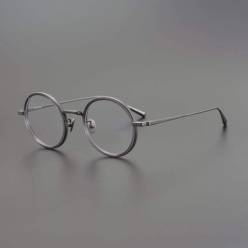 Eichi Vintage Round Glasses Frame Round Frames Southood Clear grey 