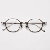 Eman Vintage Geometric Glasses Frame Geometric Frames Southood Grey 