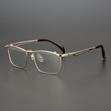 Pierson Titanium Square Flip Up Full Glasses Frame