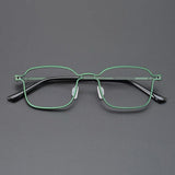 Royal Titanium Square Glasses Frame