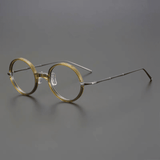 Namiyo Vintage Titanium Round Eyeglasses Frame