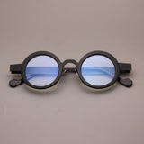 Greg Retro Round Glasses Frame Round Frames Southood Black 