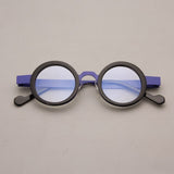 Greg Retro Round Glasses Frame Round Frames Southood Blue 