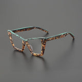 Isabel Acetate Glasses Frame Cat Eye Frames Southood Matte Leopard 