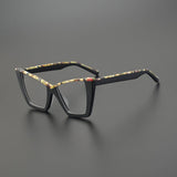 Isabel Acetate Glasses Frame Cat Eye Frames Southood Mattte Black 