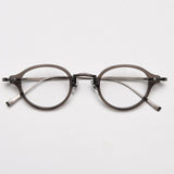 Jayme Vintage Oval Glasses Frame oval frame Southood Grey 