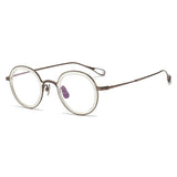 Jude Retro Round Titanium Glasses Frame