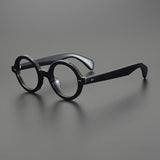 July Round Acetate Glasses Frame Round Frames Southood Black 