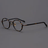 Smiley Vintage Acetate Round Glasses Frame