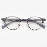 Lucky Vintage Browline Eyeglasses Frame Browline Frames Southood Grey Silver 
