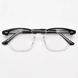 Oke Vintage Tr90 Optical Frame Geometric Frames Southood BlackClear 