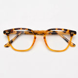 Oke Vintage Tr90 Optical Frame Geometric Frames Southood LeopardYellow 