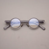 Orik Retro Small Round Glasses Frame Round Frames Southood Grey 