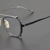 Ozuru Pilot Titanium Glasses Frame Aviator Frames Southood 