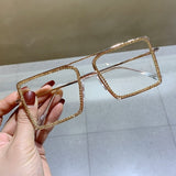 Lif Transparent Metal  Glasses Frame
