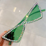 Sexy Triangle Rhinestone Sunglasses UV400