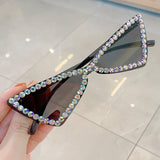 Sexy Triangle Rhinestone Sunglasses UV400