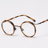 Will TR90 Punk Retro Round Glasses Frame