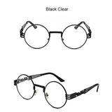 Buck Vintage Steampunk Round Glasses Frame