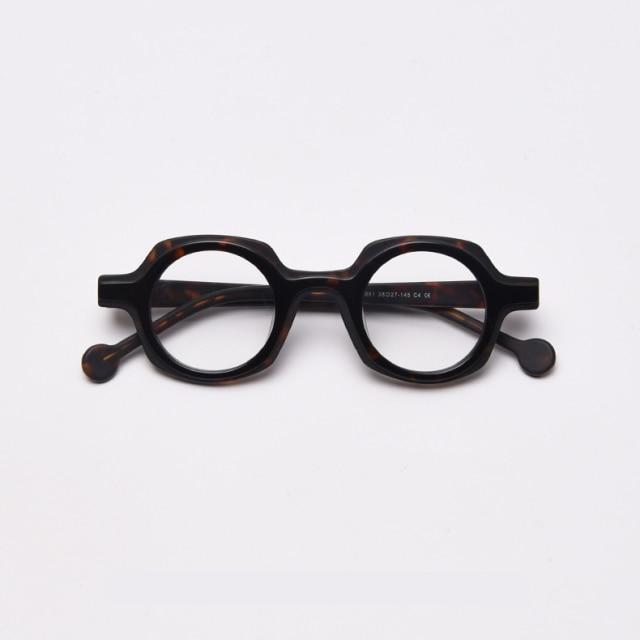 Lou Retro Round Acetate Optical Glasses Frame