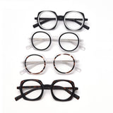 Kim Round Upscale Acetate Optical Glasses Frame