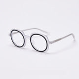 Kim Round Upscale Acetate Optical Glasses Frame