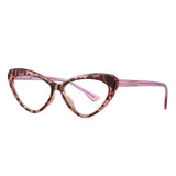 Delia Cat Eye Plastic Titanium Optical Glasses Frame