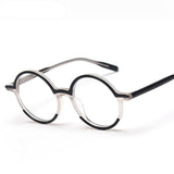 Glen Round Vintage Acetate Optical Glasses Frame